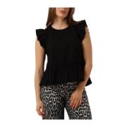 Frill Top voor vrouwen Co'Couture , Black , Dames