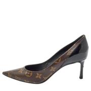 Pre-owned Coated canvas heels Louis Vuitton Vintage , Brown , Dames