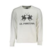 Elegant Langarm Sweatshirt La Martina , White , Heren