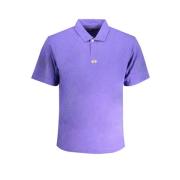 Geborduurd Poloshirt met Korte Mouwen La Martina , Purple , Heren