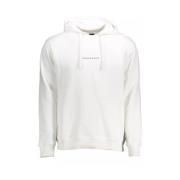 Wit Hoodie met Iconische Print North Sails , White , Heren