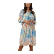 Botanic Dress Dames Mini Jurk MOS Mosh , Multicolor , Dames