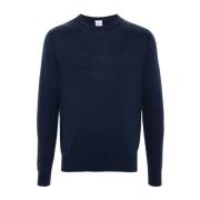 Navy Sweatshirt Aspesi , Blue , Heren