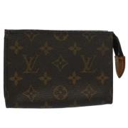 Pre-owned Canvas pouches Louis Vuitton Vintage , Brown , Dames