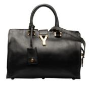 Pre-owned Leather crossbody-bags Yves Saint Laurent Vintage , Black , ...