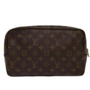 Pre-owned Canvas clutches Louis Vuitton Vintage , Brown , Dames