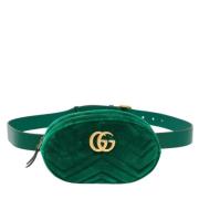 Pre-owned Leather gucci-bags Gucci Vintage , Green , Dames