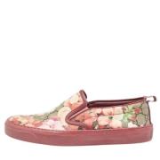 Pre-owned Canvas sneakers Gucci Vintage , Pink , Dames