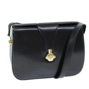 Pre-owned Leather shoulder-bags Bally Pre-owned , Black , Dames