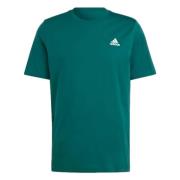 Essentials Single Jersey Geborduurd Klein Logo T-shirt Adidas , Green ...