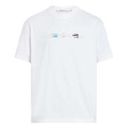 Fotoprint T-shirt Calvin Klein , White , Heren