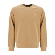 Iconische Logo Crewneck Sweatshirt Polo Ralph Lauren , Beige , Heren