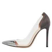 Pre-owned Suede heels Gianvito Rossi Pre-owned , Gray , Dames