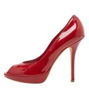 Pre-owned Leather heels Dior Vintage , Red , Dames