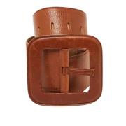 Pre-owned Leather belts Michael Kors Pre-owned , Brown , Dames