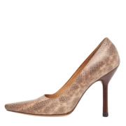 Pre-owned Fabric heels Gucci Vintage , Brown , Dames