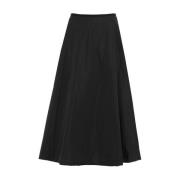 Zwarte Rok Aw24 add , Black , Dames