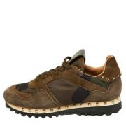 Pre-owned Fabric sneakers Valentino Vintage , Brown , Dames