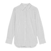 Gestreepte blouse Marc O'Polo , White , Dames