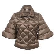 Pre-owned Nylon outerwear Moncler Pre-owned , Brown , Dames