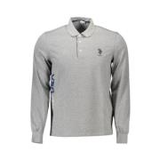 Stijlvol Grijs Langemouw Polo Shirt U.s. Polo Assn. , Gray , Heren