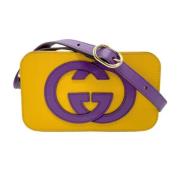 Pre-owned Leather gucci-bags Gucci Vintage , Yellow , Dames