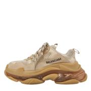 Pre-owned Mesh sneakers Balenciaga Vintage , Beige , Dames