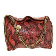 Pre-owned Leather shoulder-bags Stella McCartney Pre-owned , Red , Dam...