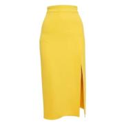 Pre-owned Fabric bottoms Dolce & Gabbana Pre-owned , Yellow , Dames