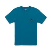 Lichtblauw Katoenen T-shirt met Logo RefrigiWear , Blue , Heren