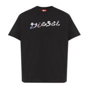 T-shirt T-Adjust-K16 Diesel , Black , Heren