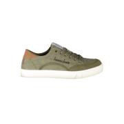 Groene Polyester Sneaker met Veters Carrera , Green , Heren