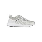 Witte Polyester Sneaker met Contrastdetails Carrera , White , Heren