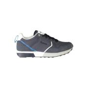 Blauwe Polyester Sneaker met Contrastdetails Carrera , Blue , Heren