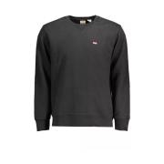 Klassiek Katoenen Sweatshirt met Ronde Hals Levi's , Black , Heren