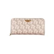 Chique Beige Portemonnee met Meerdere Vakken Guess , Beige , Dames