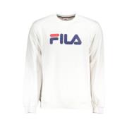 Klassiek Crew Neck Fleece Sweatshirt Wit Fila , White , Heren