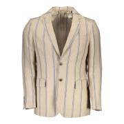 Klassieke Linnenjas in Beige Gant , Beige , Heren