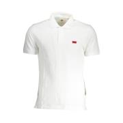 Elegant Slim Short-Sleeved Polo Shirt Levi's , White , Heren