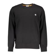 Biologisch Katoenmix Slim Pullover Timberland , Black , Heren