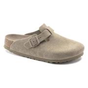 Boston Soft Footbed Sandalen Birkenstock , Beige , Dames