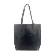 Thea Tote Leren Tas Zwart Coach , Black , Dames