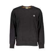 Biologisch Katoen Blend Sweatshirt Timberland , Black , Heren