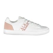 Witte Sneakers met Contrastaccenten Napapijri , White , Dames