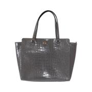 Stijlvolle Elissa Grijze Leren Handtas Kate Spade , Gray , Dames