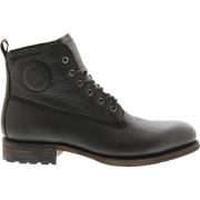 Gm09 Black - Hoge veterlaarzen Blackstone , Black , Heren