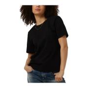 Zwarte Jorygz Tee Dames Tops Gestuz , Black , Dames