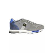 Elegante grijze sportsneakers met contrasterende accenten Blauer , Gra...