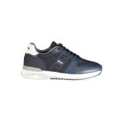 Sportieve Sneaker met Contrastdetails Blauer , Blue , Heren