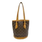 Pre-owned Canvas louis-vuitton-bags Louis Vuitton Vintage , Brown , Da...